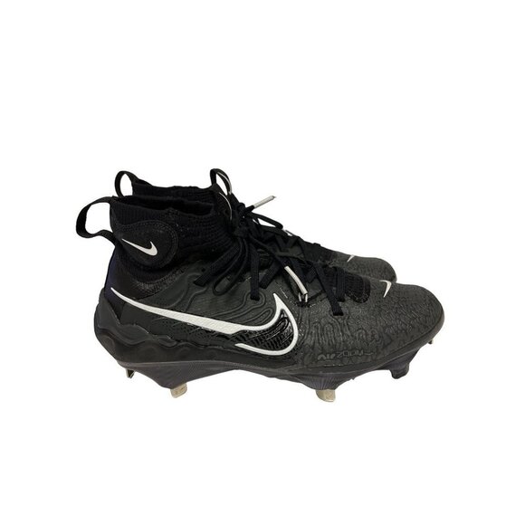 NEW! Nike Alpha Huarache Air Zoom Black Men\'s Baseball Cleats Shoes Size 7 main image 9